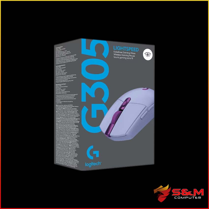 Logitech G305 Lightspeed souris gaming sans fil - violet Logitech