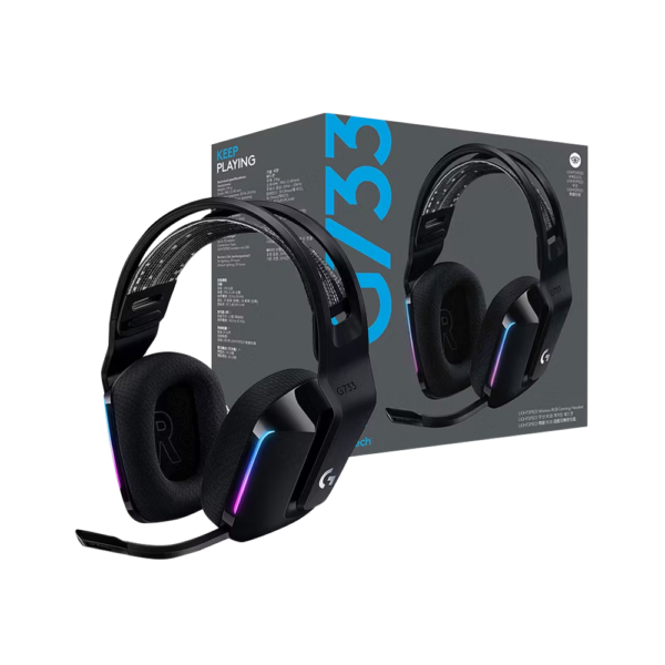 DIADEMA GAMER LOGITECH G733 INALAMBRICA NEGRA RGB