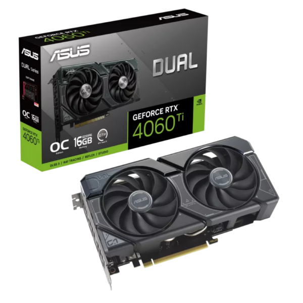 TARJETA DE VIDEO ASUS Dual GEFORCE RTX™ 4060 TI OC 16GB GDDR6