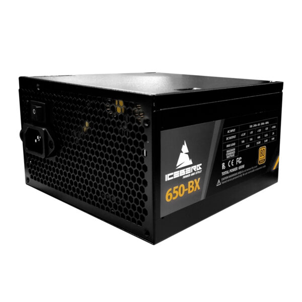 FUENTE ICEBERG 650W BX RETAIL 80 + BRONCE