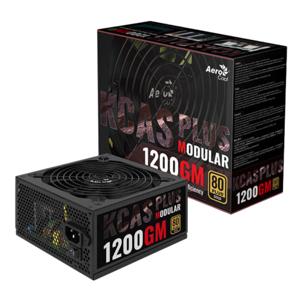 FUENTE AEROCOOL 1200W 80 PLUS GOLD SEMI MODULAR - Imagen 3