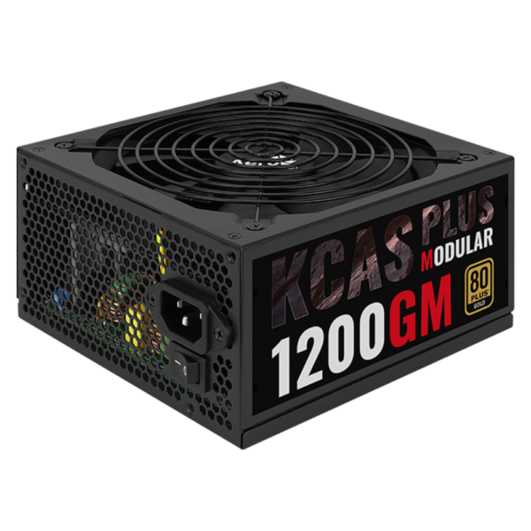 FUENTE AEROCOOL 1200W 80 PLUS GOLD SEMI MODULAR