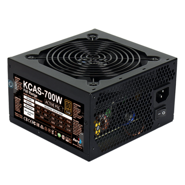 FUENTE AEROCOOL 700W KCAS 80 PLUS BRONCE - Imagen 4