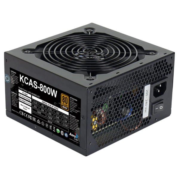 FUENTE AEROCOOL KCAS 800W 80 PLUS BRONCE - Imagen 3