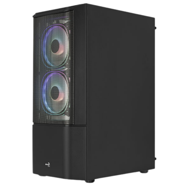 CHASIS AEROCOOL - QUANTUM MESH-G-BK - 3 FANS - NEGRO - Imagen 4