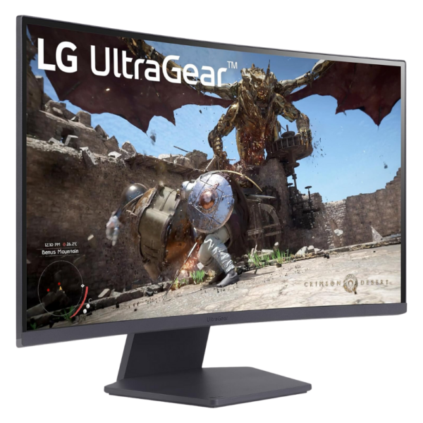 MONITOR LG 27" 27GS60QC-B - CURVO - 2560X1440 - VA - 180HZ - 1MS - Imagen 2