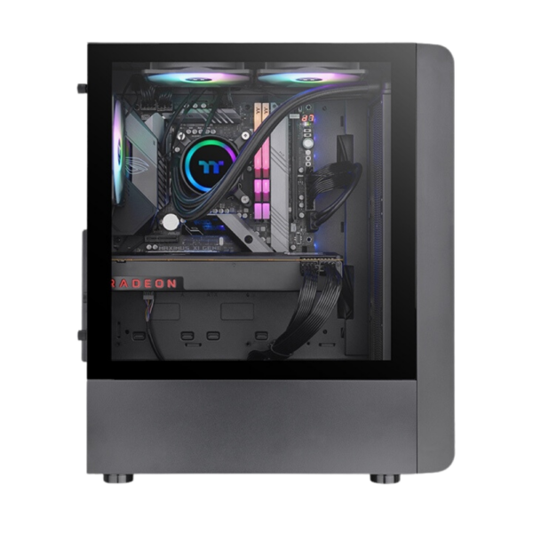 CHASIS THERMALTAKE S200 TG - NEGRO- 3 FANS ARGB - Imagen 3