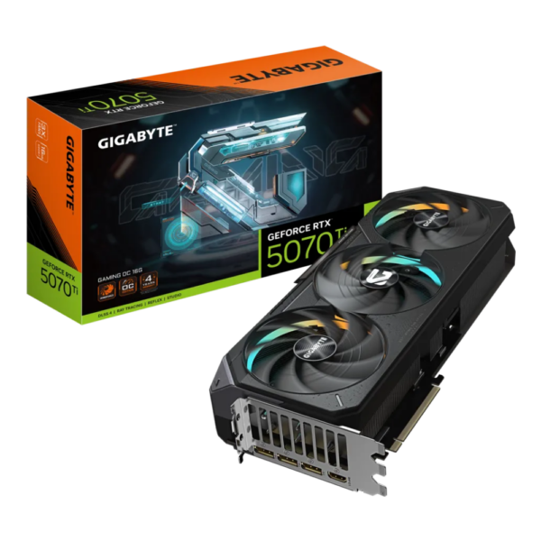 TARJETA DE VIDEO GIGABYTE GAMING OC - RTX™ 5070TI - 16GB - 3X -GDDR7