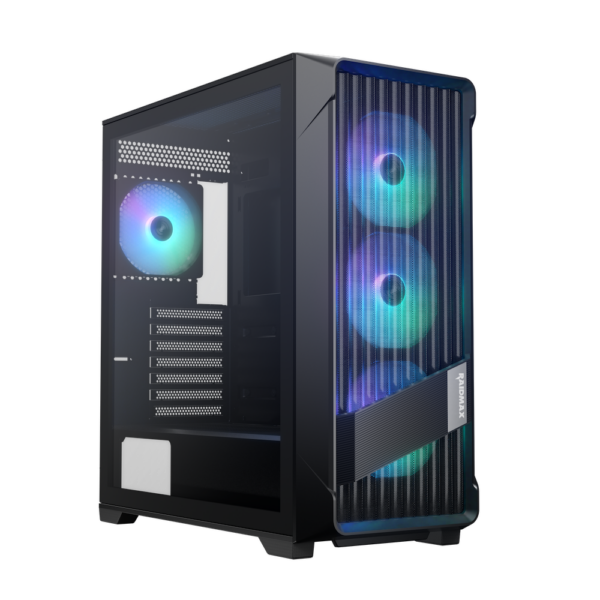 CHASIS RAIDMAX - MESHIAN X603 LITE BLACK - 4 FANS - NEGRO