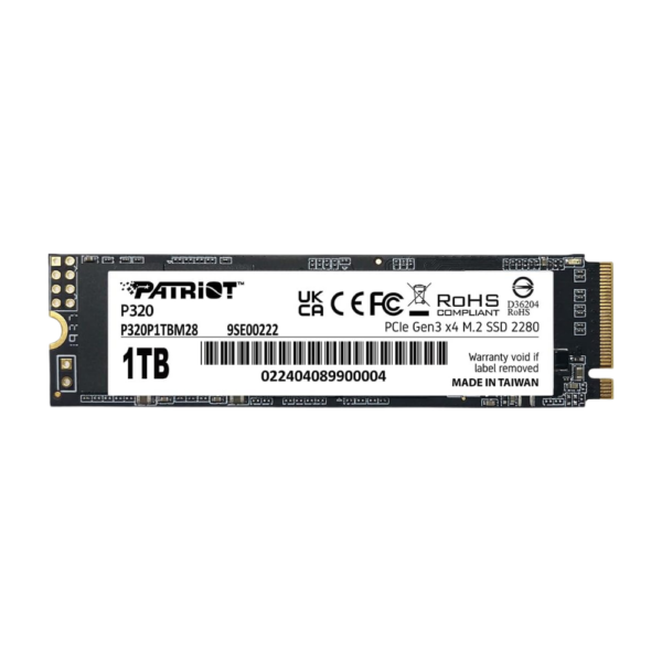 DISCO SOLIDO SSD PATRIOT 1TB P320 NVME 3000MB 3X4