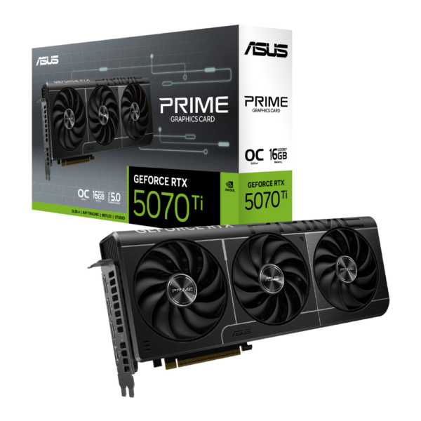 TARJETA DE VIDEO ASUS PRIME RTX™ 5070TI - 16GB OC GDDR7 3X