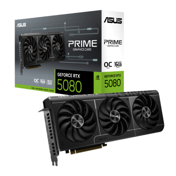 TARJETA DE VIDEO ASUS PRIME RTX™ 5080 - 16GB OC - GDDR7 - 3X