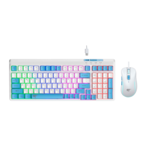 COMBO GAMER HAVIT KB891CM - TECLADO Y MOUSE - CON RETROILUMINACION ARCOIRIS - USB