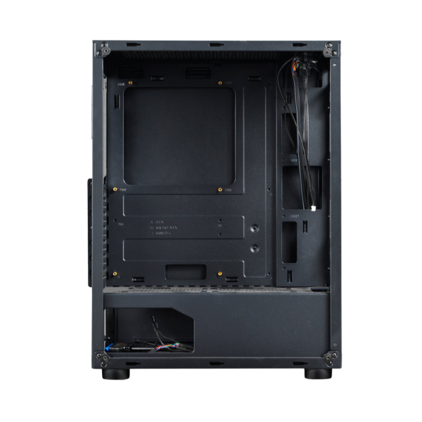 CHASIS JYR GAMER ATX  JX113 BIONIC - NEGRO - 1 FAN  (613013) - Imagen 3