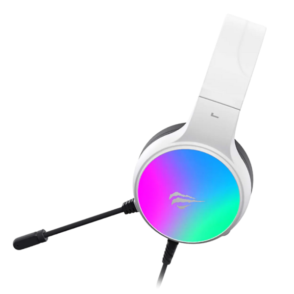 DIADEMA GAMER HAVIT H2043U - BLANCO/NEGRO - RGB - USB - Imagen 3