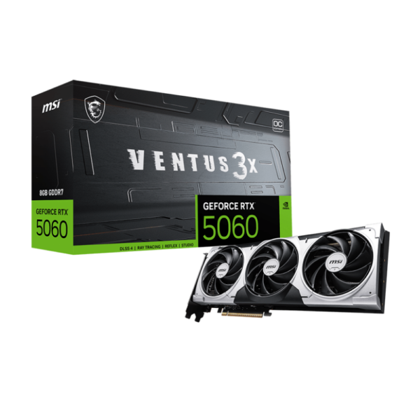 TARJETA DE VIDEO MSI RTX™ 5060 - 8GB VENTUS - 3X OC GDDR6