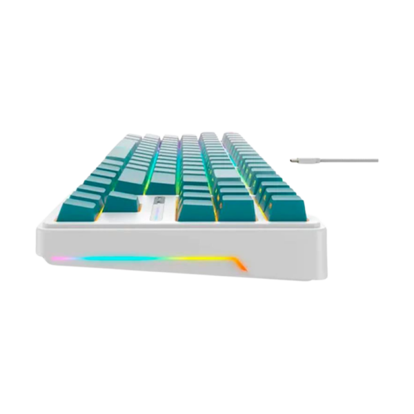 TECLADO GAMER HAVIT KB901L - MECANICO - VERDE - USB C - 80% - Imagen 3
