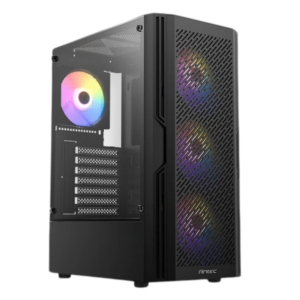 CHASIS ANTEC AX20 ELITE - VIDRIO TEMPLADO - NEGRO - 4 FANS (724003)