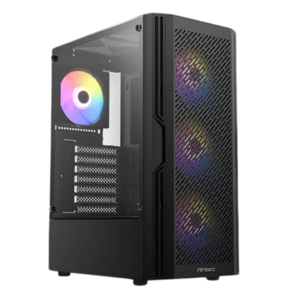 CHASIS ANTEC AX20 ELITE - VIDRIO TEMPLADO - NEGRO - 4 FANS (724003)