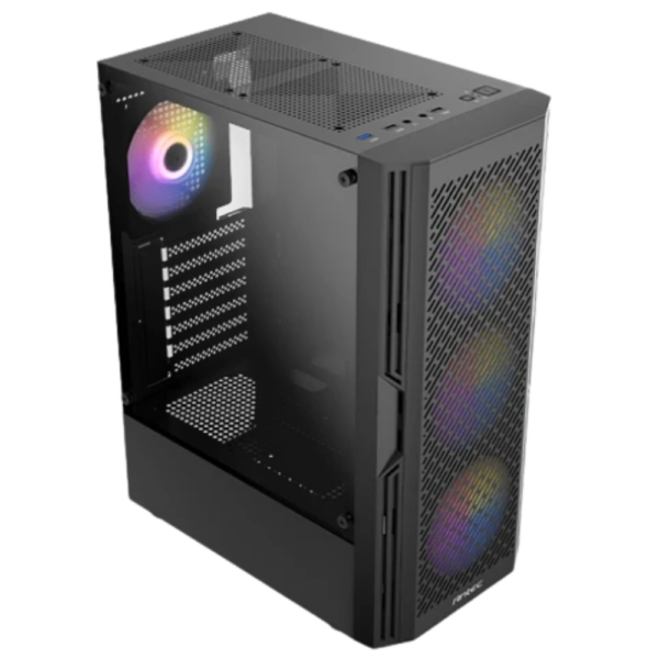 CHASIS ANTEC AX20 ELITE - VIDRIO TEMPLADO - NEGRO - 4 FANS (724003) - Imagen 4