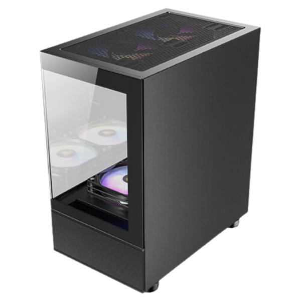 CHASIS ANTEC CX200M ELITE - VIDRIO TEMPLADO - NEGRO - 3 FANS RGB (724006) - Imagen 5