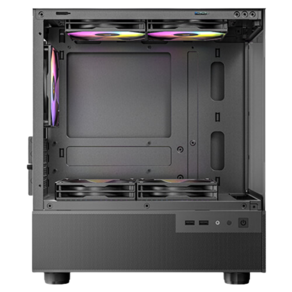 CHASIS ANTEC CX200M ELITE - VIDRIO TEMPLADO - NEGRO - 3 FANS RGB (724006) - Imagen 4