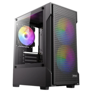 CHASIS ANTEC VX100M ARGB- VIDRIO TEMPLADO - NEGRO - 3 FANS ARGB (724001)