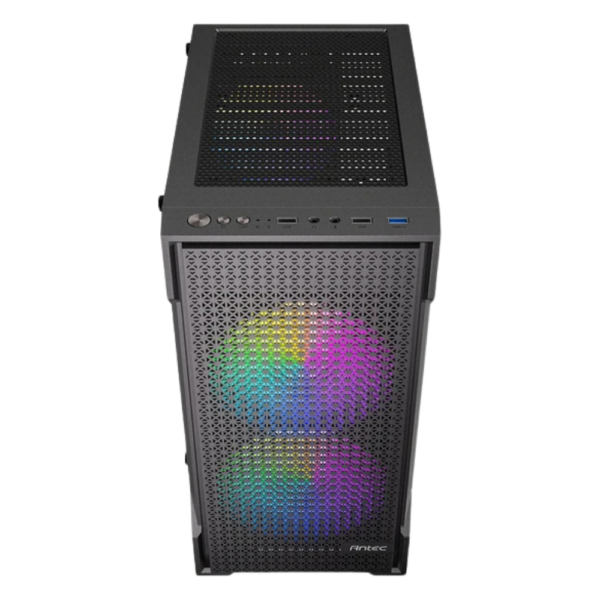 CHASIS ANTEC VX100M ARGB- VIDRIO TEMPLADO - NEGRO - 3 FANS ARGB (724001) - Imagen 4