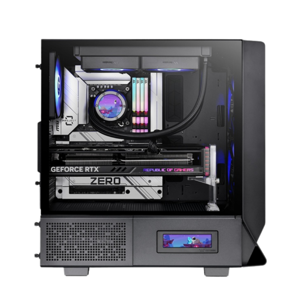 CHASIS THERMALTAKE CERES 300 TG - NEGRO - 3 FANS ARGB - Imagen 2