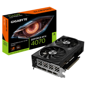 TARJETA DE VIDEO GIGABYTE WINDFORCE RTX 4070 -12 GB - 2X- OC