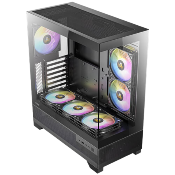 CHASIS ANTEC CX700 ELITE - VIDRIO TEMPLADO - NEGRO - 6 FANS ARGB (724011) - Imagen 6