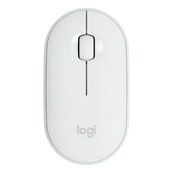 MOUSE LOGITECH PEBBLE M350 - INALAMBRICO - BLUETOOTH - SILENCIOSO - BLANCO