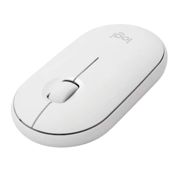 MOUSE LOGITECH PEBBLE M350 - INALAMBRICO - BLUETOOTH - SILENCIOSO - BLANCO - Imagen 3