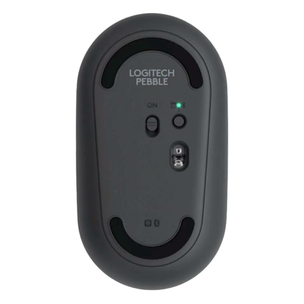 MOUSE LOGITECH PEBBLE M350 - INALAMBRICO - BLUETOOTH - SILENCIOSO - GRAFITO - Imagen 2