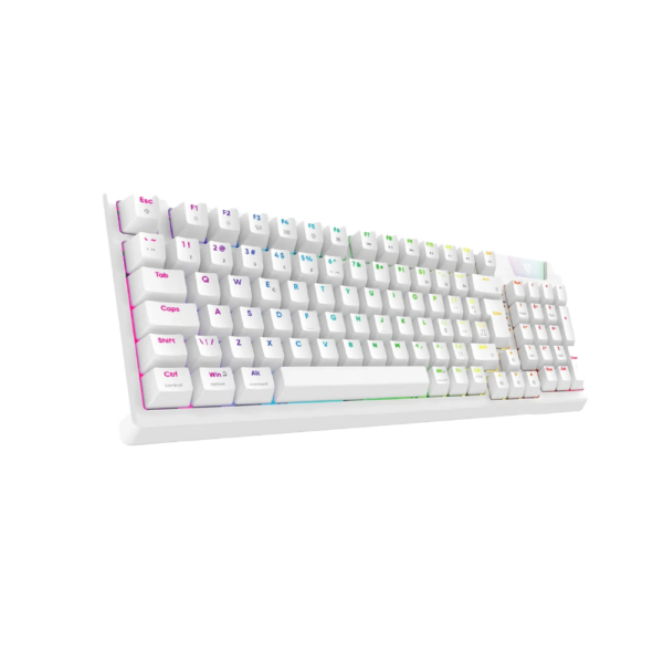 TECLADO GAMER HAVIT KB885L - MECANICO - 75% - BLANCO