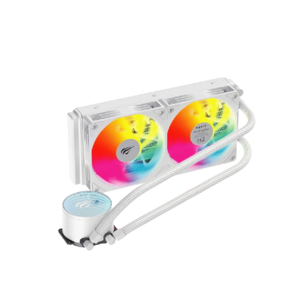 REFRIGERACION LIQUIDA HAVIT 240 F2001 RGB BLANCA