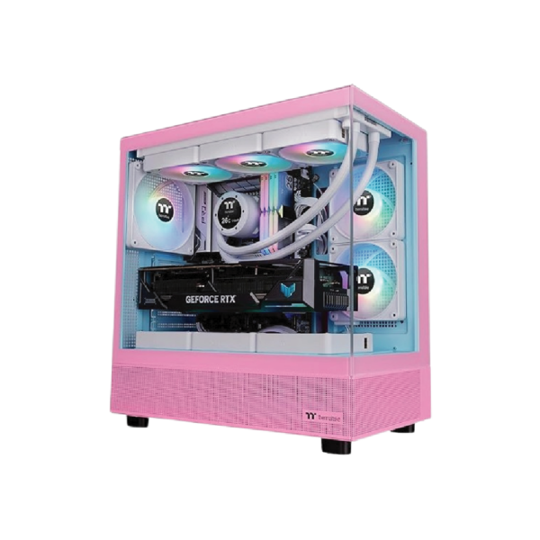 CHASIS THERMALTAKE VIEW 270 PLUS TG - ROSADO - 1 FAN ARGB - Imagen 2