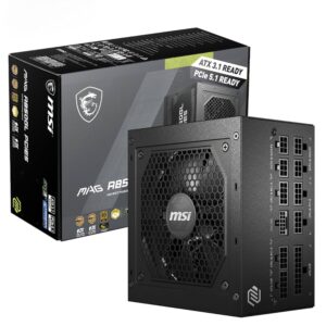 FUENTE MSI MAG 850W 80 PLUS GOLD PCIE5 A850GL