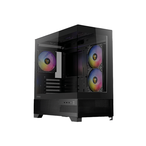 CHASIS ANTEC CX500 - VIDRIO TEMPLADO - NEGRO - 3 FANS ARGB (724012)