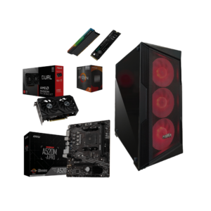 EQUIPO AMD RYZEN 7 5700X - BOARD MSI PRO  A520M-A- DDR4 16GB 3200MHZ RGB- SSD M.2 512GB - T.V ASUS DUAL RADEON 9060XT 8GB -FUENTE P-G 600W 80 PLUS BRONZE - CHASIS ATX XPG LANDER 500 - 6 FANS (copia)