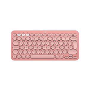 TECLADO LOGITECH PEBBLE KEYS 2 K380S - INALAMBRICO - BLUETOOTH - SILENCIOSO - TECLAS ESPECIALES Y PERSONALIZABLES - COMPACTO - ROSA