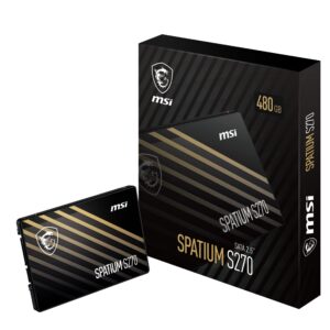 DISCO SOLIDO SSD SATA MSI 480 GB SPATIUM S270