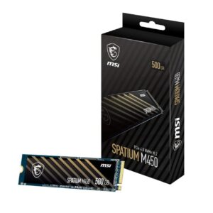 DISCO SOLIDO SSD M.2 MSI 500GB SPATIUM M450 V1 PCIe X4 NVMe