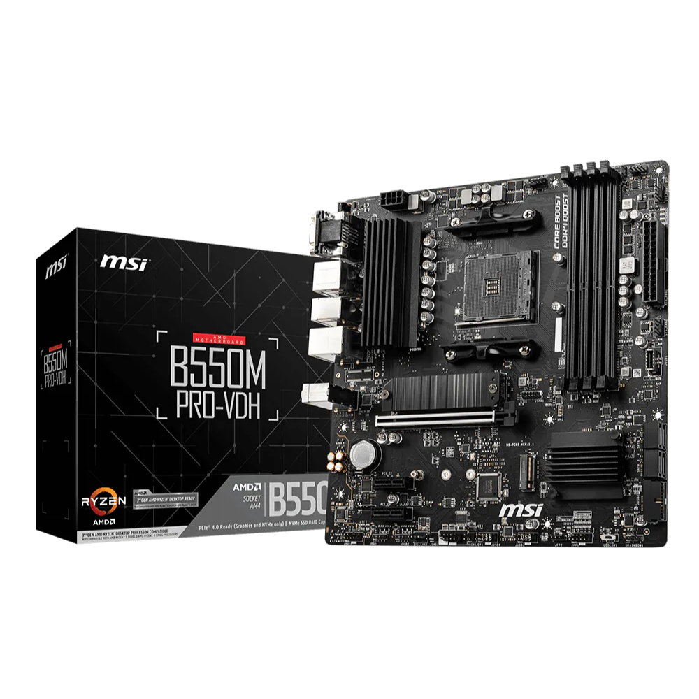 BOARD MSI PRO B550M PRO VHD DDR4