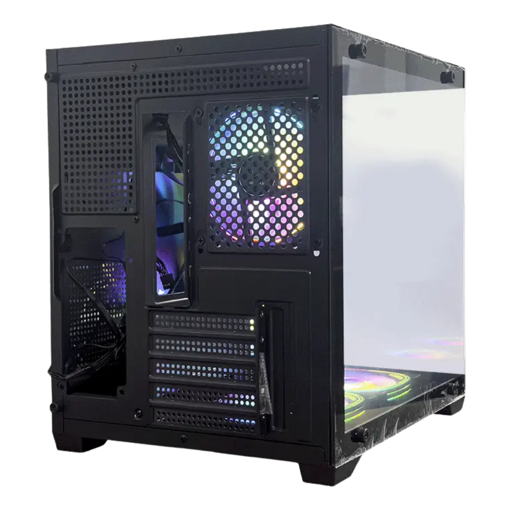 CHASIS ARS ATX PECERA NEGRO 5FANS RGB - Imagen 3