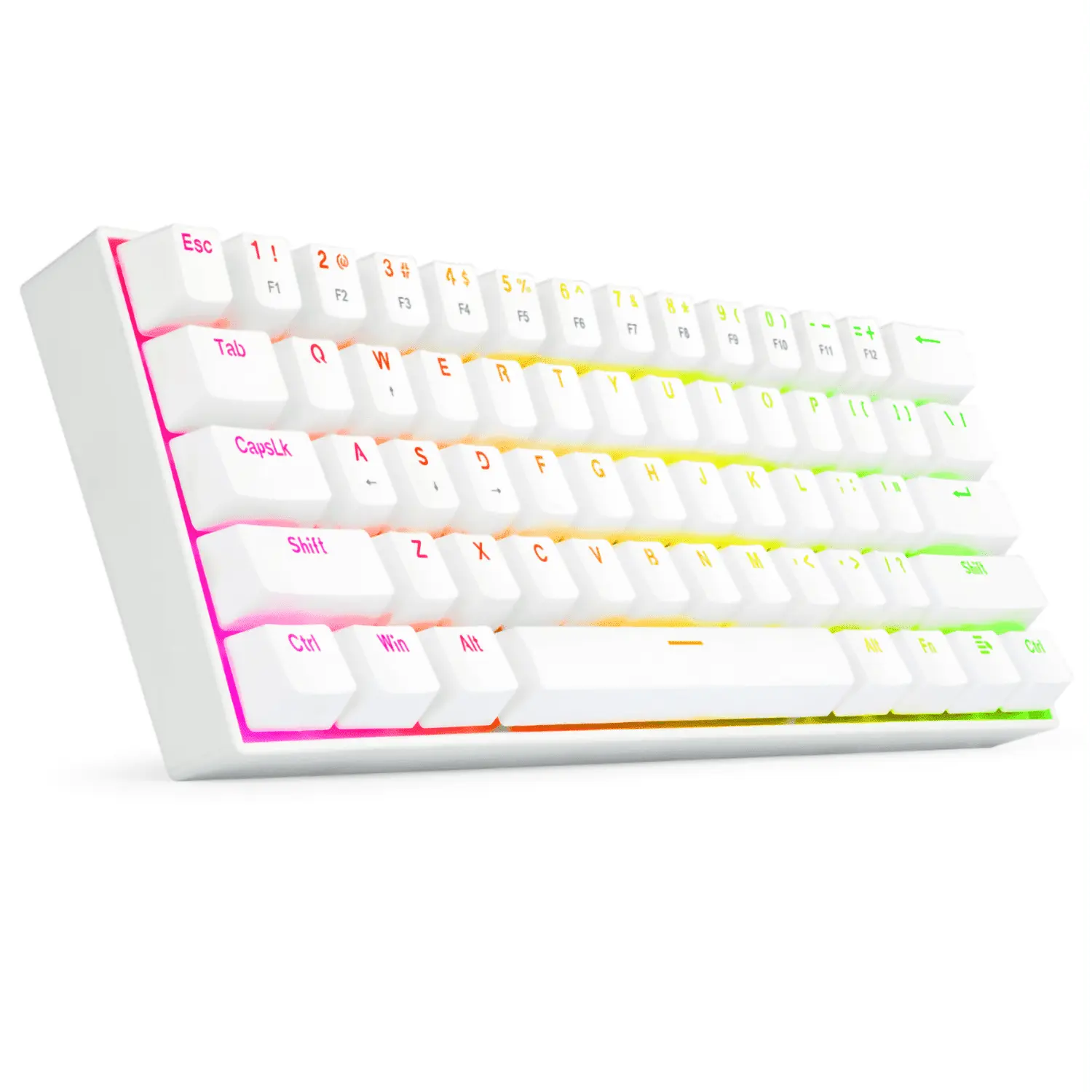 TECLADO MECANICO HAVIT H61K SWITCH AZUL- BLANCO