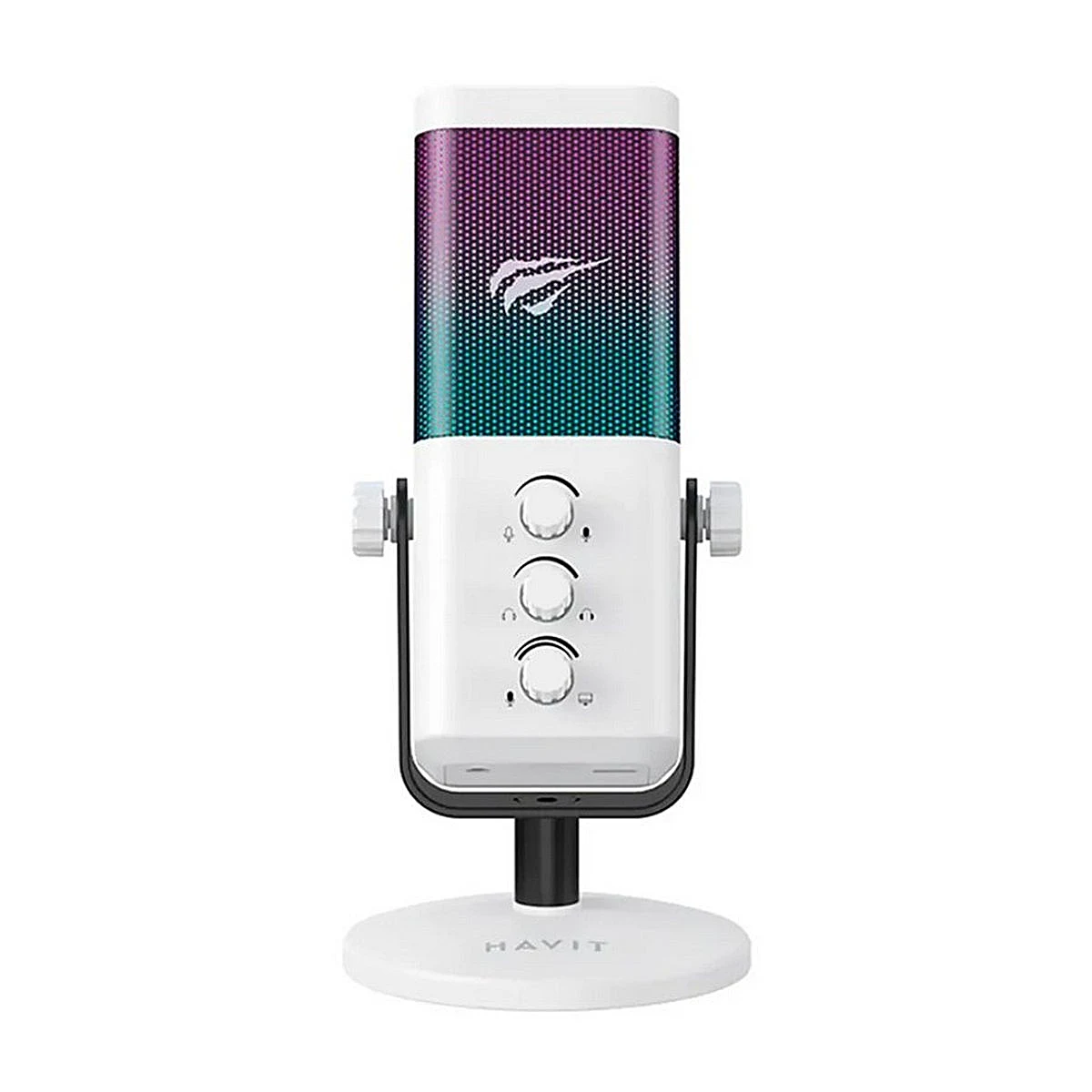 MICROFONO HAVIT GAMENOTE GK65 BLANCO